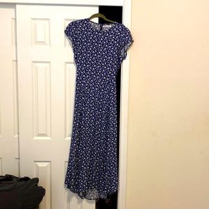 Blue Reformation high-slit Dress Size 10